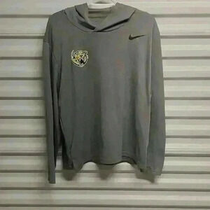 Nike men's hoodie size large gray